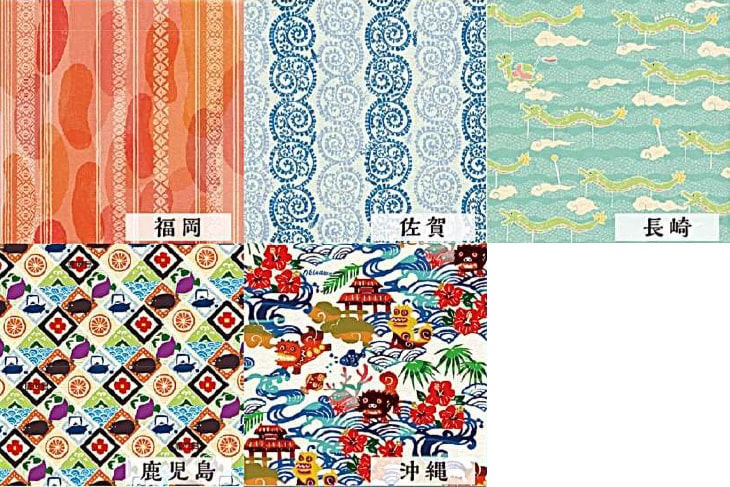 ご当地角皿（47都道府県）デザイン