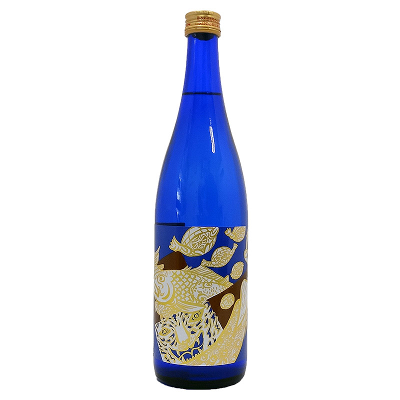 ものがたり酒店オンラインショップ 平安四神 ブルー 吟醸酒 7ml 平安より京の都を守る四神を描いた特別ラベル